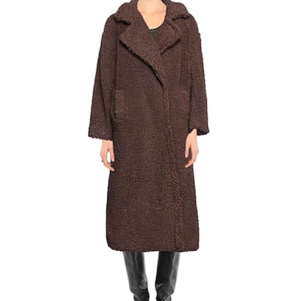 Luxe Brown Teddy Coat